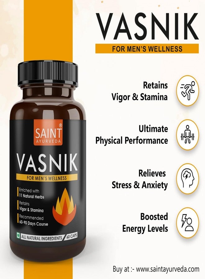 Saint Ayurveda® Vasnik Capsules - 30 Days Dosage (60 Capsules) - Image 4